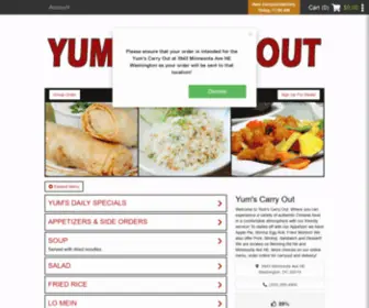 Yumscarryoutwashington.com(Washington, DCMenu & Order Online)) Screenshot