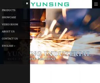 Yun-Sing.com(Yunsing Industrial Co) Screenshot