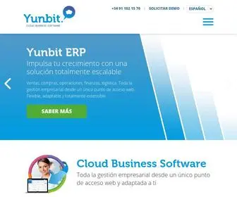 Yunbitsoftware.com(ERP, SGA, ECOMMERCE, RRHH y CRM en la nube) Screenshot