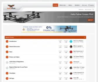 YuneecPilots.com(Yuneec Drone Forum) Screenshot
