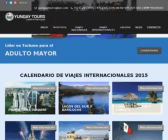 Yungaytours.com.pe(Yungay Tours) Screenshot