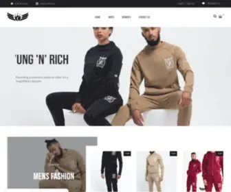 Yungnrich.com(Experience the Ultimate in Travel and Sportswear with Yungnrich) Screenshot