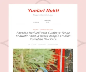 Yuniarinukti.com(Blog Personal) Screenshot