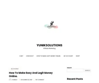 Yuniksolutions.com(Affiliate Marketing) Screenshot