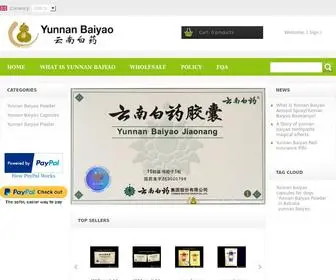 Yunnanbaiyaojiaonang.com(Yunnan Baiyao For Sale) Screenshot