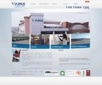 Yunusteks.com(YUNUS TEKSTIL) Screenshot