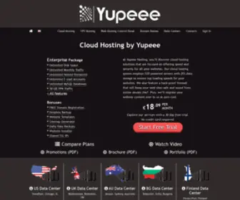 Yupeee.org(Cloud Hosting by Yupeee) Screenshot