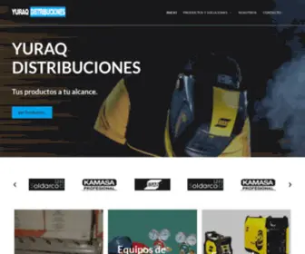 YuraqDistribuciones.com(Inicio) Screenshot