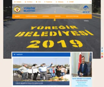 Yuregir.bel.tr(Yüreğir Belediyesi) Screenshot