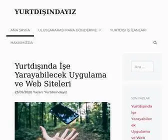 Yurtdisindayiz.com(Yurtdışındayız) Screenshot