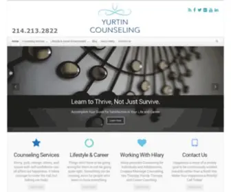 Yurtincounseling.com(Counseling in Frisco) Screenshot