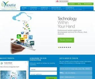 Yusata.com(Yusata Infotech) Screenshot