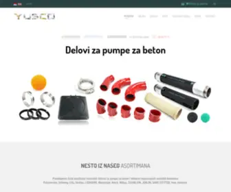 Yusco.rs(YUSCO Novi Pazar) Screenshot