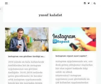 Yusufkalafat.com(Yusuf Kalafat) Screenshot