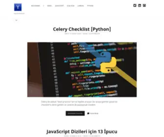 Yusufkaracin.com(Yazılım geliştirmeye dair paylaşımlar) Screenshot
