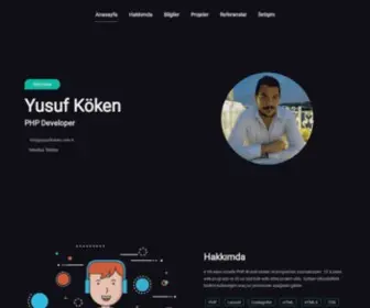 Yusufkoken.com.tr(Yusuf Yalçın Köken) Screenshot