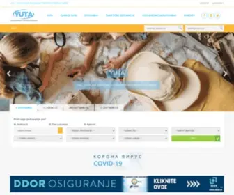 Yuta.rs(YUTA Turističke agencije) Screenshot