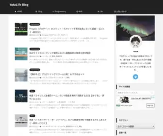 Yutablolife.com(Yuta Life Blog) Screenshot