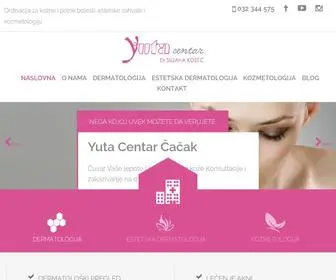 Yutacentar.com(Yuta Centar Čačak) Screenshot