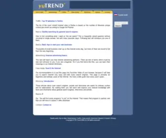 Yutrend.com(YU Trend) Screenshot