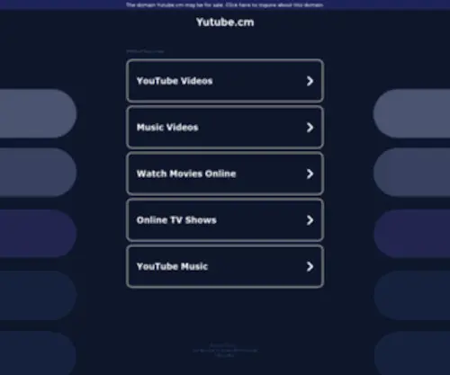 Yutube.cm(See related links to what you are looking for) Screenshot