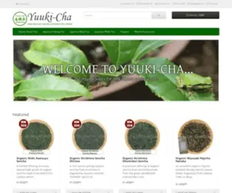 Yuuki-Cha.com(Organic Green Tea) Screenshot