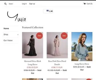 Yuvaclothing.com(Yuva Clothing Exclusive Women shopping) Screenshot