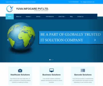 Yuvainfocare.com(Software Company) Screenshot