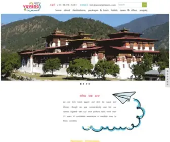 Yuvangtravels.com(Yuvang) Screenshot