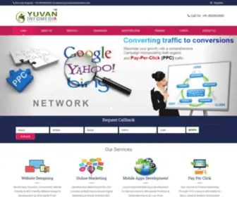 Yuvaninfomedia.com(Digital Marketing Company in Delhi) Screenshot