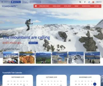 Yuvashakti.org(Your Friends In The Mountains) Screenshot