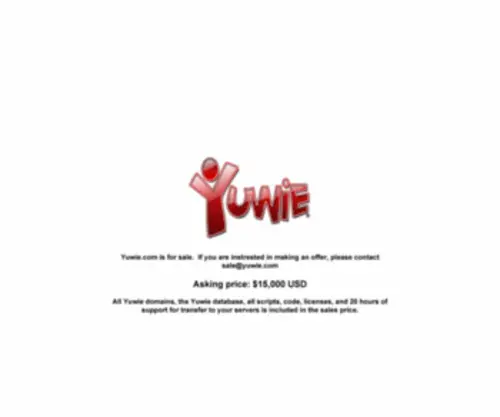 Yuwie.com(Yuwie is for Sale) Screenshot