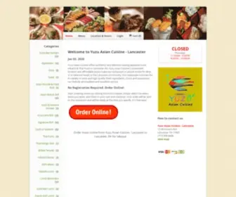 Yuzulancaster.com(Order Asian online from Yuzu Asian Cuisine) Screenshot