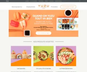 Yuzusushi.ca(Yuzu sushi) Screenshot
