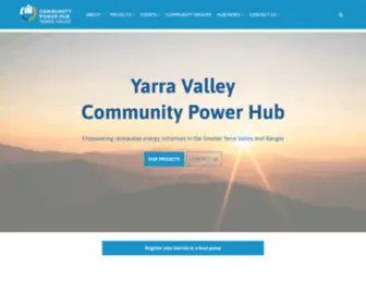 Yvcommunitypowerhub.org.au(Yarra Valley Community Power Hub) Screenshot