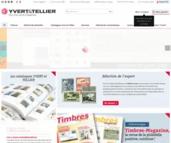 Yvert-ET-Tellier.fr(Matériel de collections) Screenshot