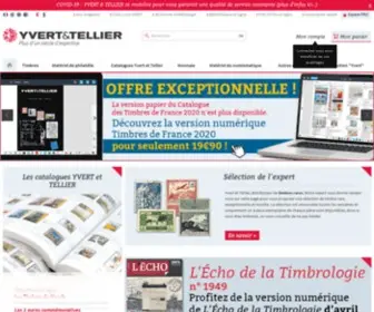 Yvert.com(Yvert et Tellier) Screenshot