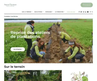Yves-Rocher-Fondation.org(Fondation Yves Rocher) Screenshot