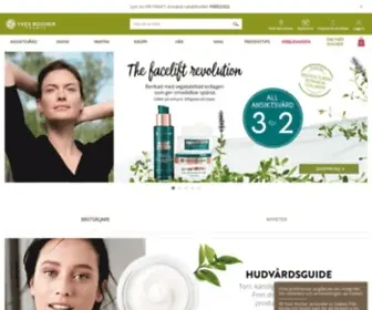 Yves-Rocher.se(Skönhetsprodukter med ingredienser från växtriket) Screenshot