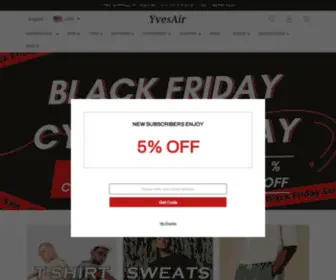 Yvesair.com(TRENDING CLOTHING) Screenshot