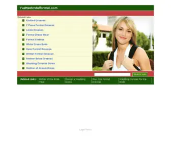 Yvettesbridalformal.com(Yvettesbridalformal) Screenshot