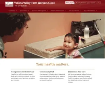 YVFWC.org(Yakima Valley Farm Workers Clinic) Screenshot