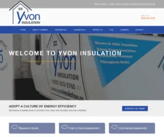 Yvoninsulation.ca(Burlington Insulation Hamilton) Screenshot