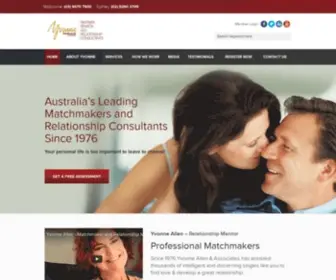 Yvonneallen.com.au(Matchmakers Australia) Screenshot