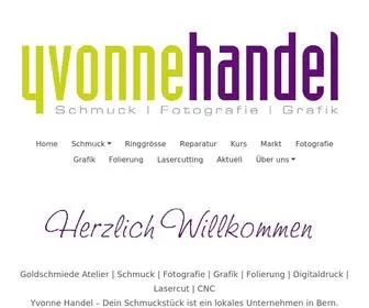 Yvonnehandel.ch(Unsere Bereiche sind) Screenshot