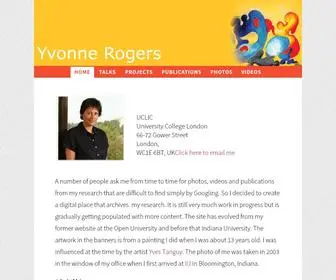 Yvonnerogers.com(Yvonne Rogers) Screenshot