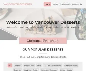 YVrdesserts.com(Vancouver Desserts) Screenshot