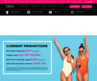 Ywax.com.au(Ywax Parramatta) Screenshot