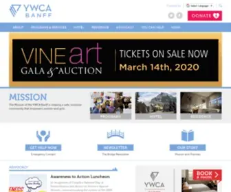 Ywcabanff.ca(YWCA Banff) Screenshot
