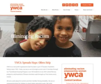 Ywcacentralcarolinas.org(YWCA Central Carolinas) Screenshot